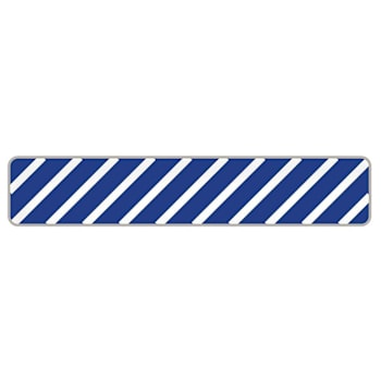 Rrd Uniflag15 Striped 1"X3/16" Dark Blue Package Of 450