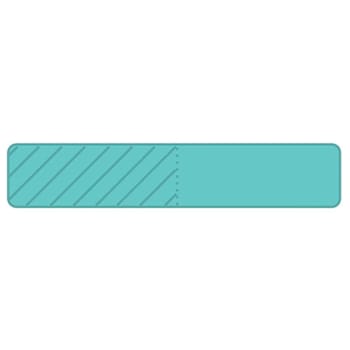 Rrd Uniflag30 1"X3/16" Turquoise Package Of 900
