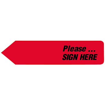 Rrd Uniarrow Plus Flag With Message 1-3/4"X13/32"