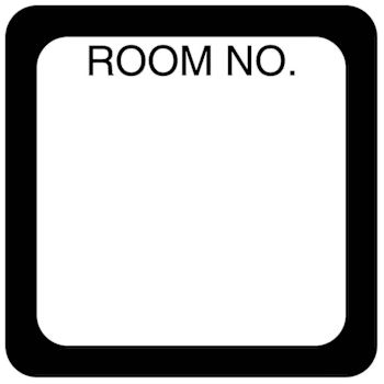 Image for Rrd Room Number Label 1-1/2"X1-1/2" from HD Supply