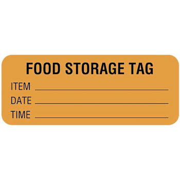 Rrd Food Quality Control Labels 2-1/4"X7/8" Food Storage Label