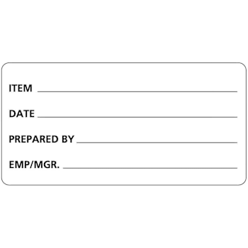 Image for Rrd Food Prep Label 4"X2" Cold Temp Item Date from HD Supply