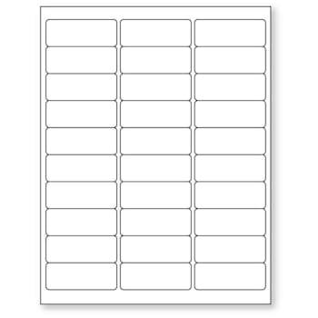 Image for Rrd Blank Laser Printer Label 1" X 2-5/8" Case Of 100 from HD Supply