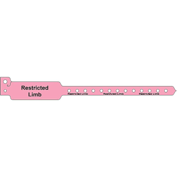 Rrd Adult Plastic Alert Band 10" X 1-1/8" Case Of 500