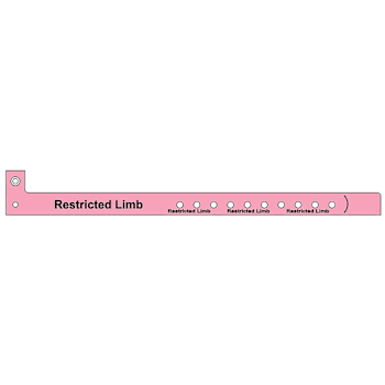 Rrd Adult Plastic Alert Band 10" X 5/8" Case Of 500