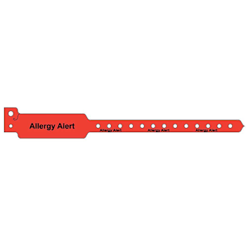 Rrd Allergy Alert Adult Plastic Alert Band 10" X 1-1/8" Case Of 500