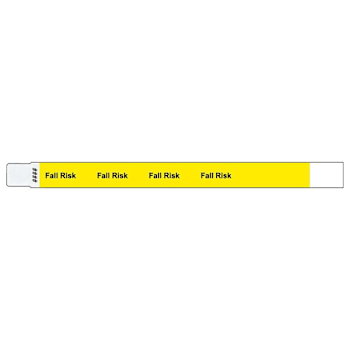 Rrd Adult Tyvek Alert Wristband 10"X3/4" Fall Risk Case Of 500