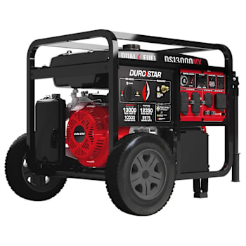 Image for Duromax 13000w Push Button Start Dual Fuel Gas,propane Portable Generator from HD Supply