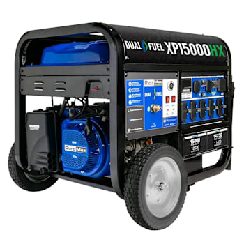 Image for Duromax 15000w/12000w Dual Fuel Elec. Start Gasoline/Propane Portable Generator from HD Supply