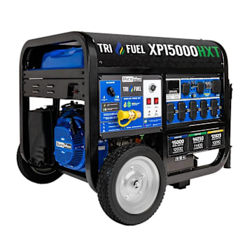 Image for Duromax 15,000w/12,000w Trifuel Remote Start Gasoline Propane Portable Generator from HD Supply