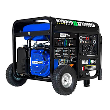 Image for Duromax 13000/10500w Dual Fuel Elec. Start Gasoline/Propane Portable Generator from HD Supply