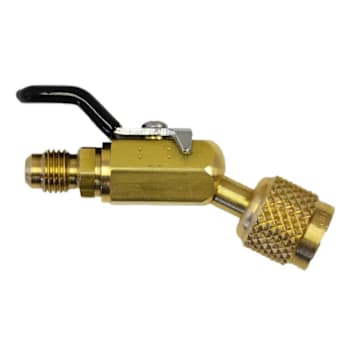 JB Industries 1/4" COMPACT Mini Ball Valve With A2l Reverse-Thread