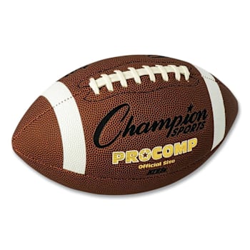 Champion Sports Pro Composite Football, Official Size, Brown