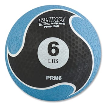 Champion Sports Rhino Elite Medicine Ball, 6 Lb, Blue