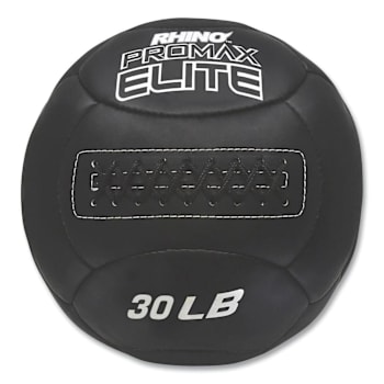Champion Sports Rhino Promax Elite Medicine Ball, 30 Lb, Black