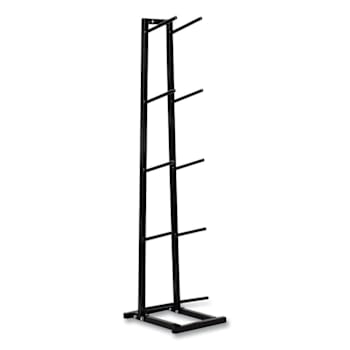 Champion Sports Single Medicine Ball Tree, 11" X 15" X 52", Black