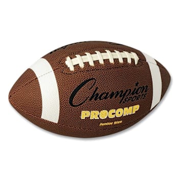 Champion Sports Pro Composite Football, Junior Size, Brown