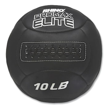 Champion Sports Rhino Promax Elite Medicine Ball, 10 Lb, Black