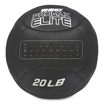 Champion Sports Rhino Promax Elite Medicine Ball, 20 Lb, Black