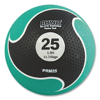 Champion Sports Rhino Elite Medicine Ball, 25 Lb, Green