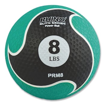 Champion Sports Rhino Elite Medicine Ball, 8 Lb, Green