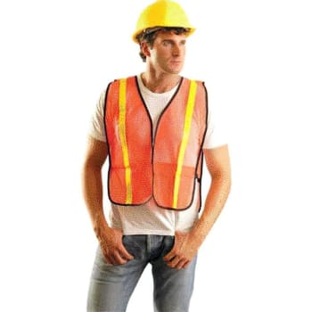 Image for Occunomix Extra Large Orange Lite Mesh Vest Hook from HD Supply