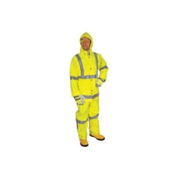 Image for River City Large Fluor Lime Luminator Rain Suit from HD Supply