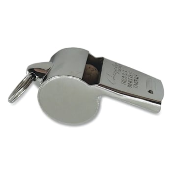 Champion Sports Whistle, Heavy Weight, Metal, Silver, Dozen