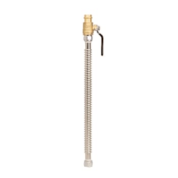 Quickfitting Surepress™ 3/4" Press Valve Xfip X 18" Steel Water Heater Connector