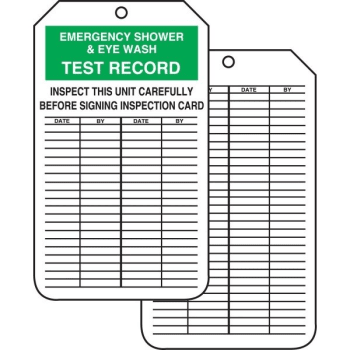 Image for Accuform Pf Cardstock Record Tag "Emergency Package Of 25 from HD Supply