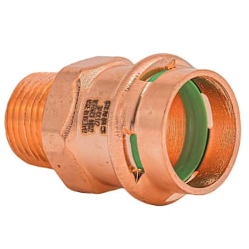 Quickfitting Surepress™ 3/4" Press X 1/2" Mnpt Copper Male Adapter