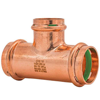 Image for Quickfitting Surepress 1-1/2" X 1-1/2" X 1-1/4" Press Copper Reducing Tee from HD Supply