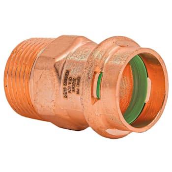 Quickfitting Surepress™ 3/4" Press X 3/4" Mnpt Copper Male Adapter