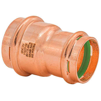 Quickfitting Surepress™ 1-1/2" Press X 1-1/4" Press Copper Reducing Coupling