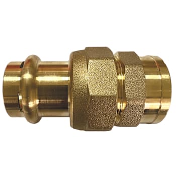QuickFitting SurePress™ 3/4" Press X 3/4" FNPT Brass Female Union Adapter