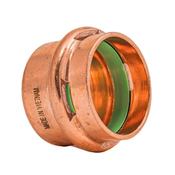 Quickfitting Surepress™ 1" Press Copper Cap Fitting