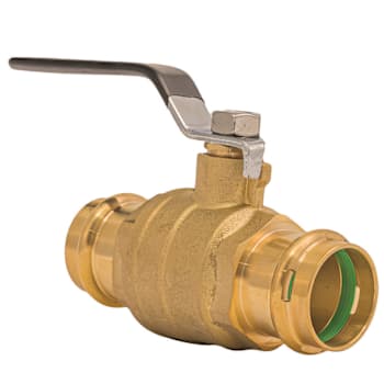 Quickfitting Surepress™ 2" Press X 2" Press Lead-Free Brass Ball Valve