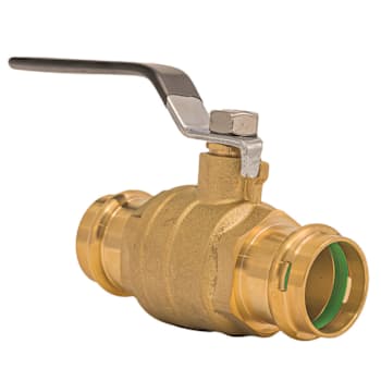 Quickfitting Surepress™ 1-1/2" Press X 1-1/2" Press Lead-Free Brass Ball Valve