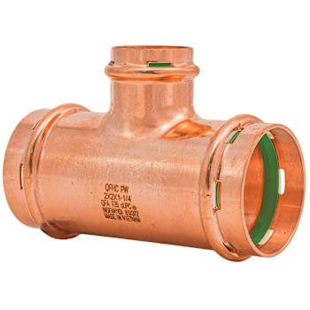 Image for Quickfitting Surepress™ 2" X 2" X 1-1/4" Press Copper Reducing Tee Fitting from HD Supply