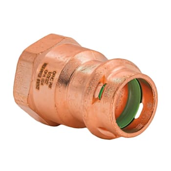 Quickfitting Surepress™ 1/2" Press X 1/2" FNPT Copper Female Adapter