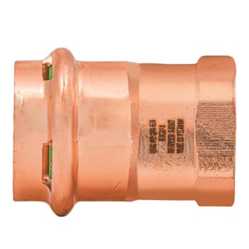 Quickfitting Surepress™ 1" Press X 3/4" FNPT Copper Female Adapter