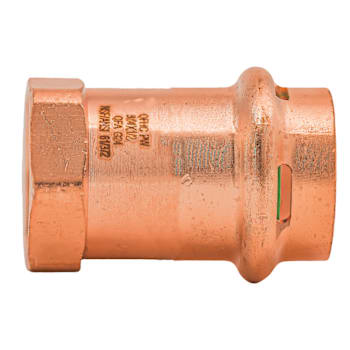 Quickfitting Surepress™ 3/4" Press X 1/2" FNPT Copper Female Adapter