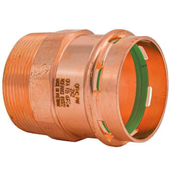 Image for Quickfitting Surepress™ 2" Press X 2" Mnpt Copper Male Adapter from HD Supply