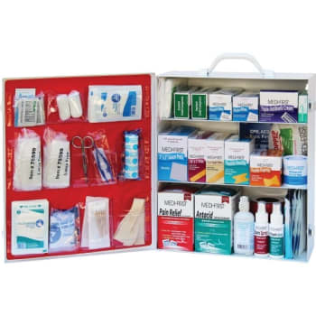 Image for Medi-First 3-Shelf Class B Industrial First Aid Cabinet from HD Supply