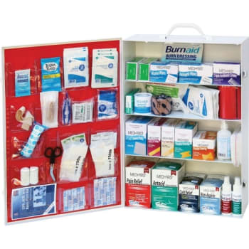 Image for Medi-First 4-Shelf Class B Industrial First Aid Cabinet from HD Supply