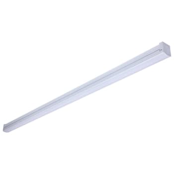 SATCO LED 4 Ft. Connectable Strip Light 30 Watt CCT Selectable White Finish 120v