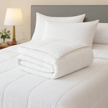 Cotton Bay® Select Cotton Twill Blanket Insert King 90x104", Case Of 6