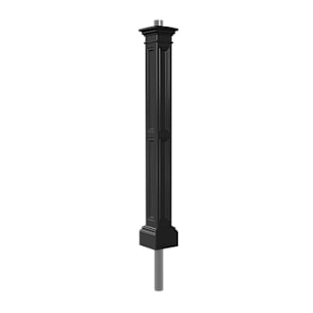 Image for Mayne Liberty Lamp Post - Black With Mount from HD Supply