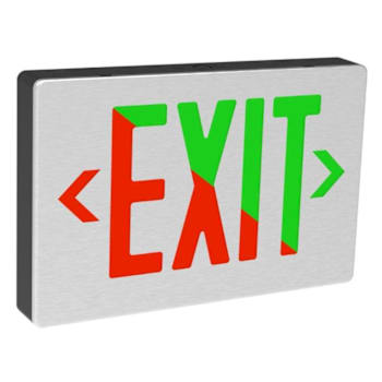 Image for Halco Emergence LED Exit Sign Field Selectable Red/Grn Legend Single/Double Face from HD Supply