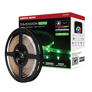 Image for SATCO Tape/Rgbtw/Ip20/Plug/Sf/16' from HD Supply